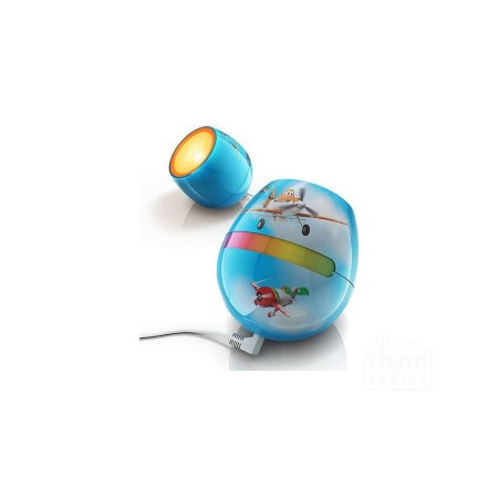Lampka nocna do pokoju dziecięcego Philips DISNEY PLANES 71704/53/16 LED
