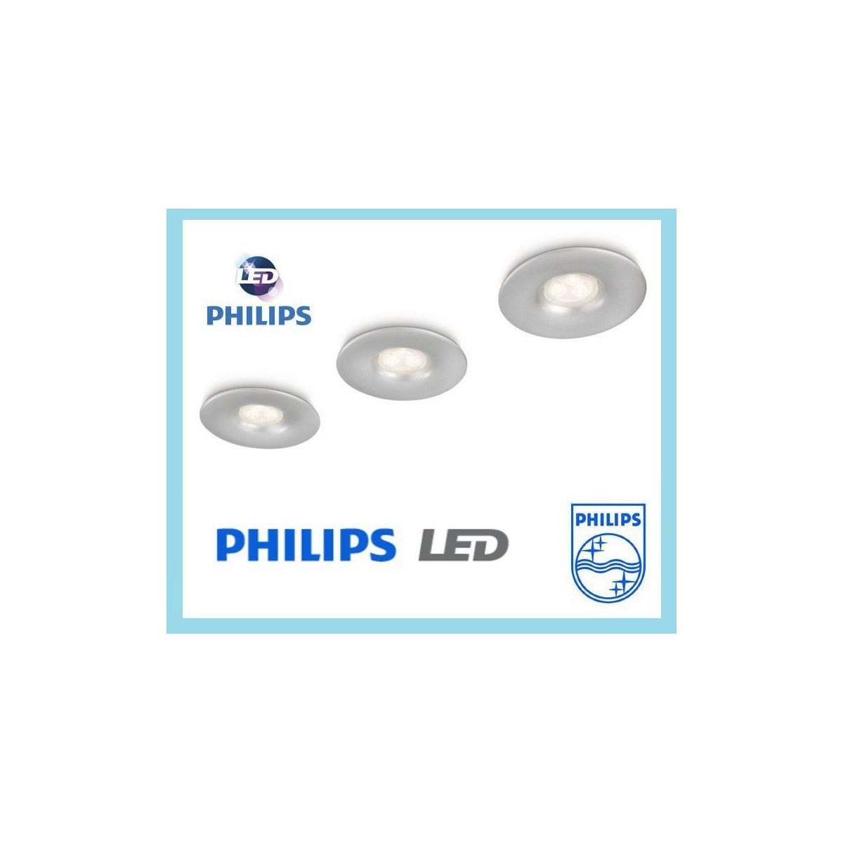 Oprawa podtynkowa Philips SMARTSPOT AQUILA 59833/48/16 7,5W - zestaw 3 sztuk