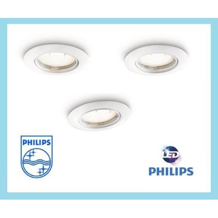 Oprawa podtynkowa Philips SMARTSPOT 59743/31/16 - zestaw 3 sztuk