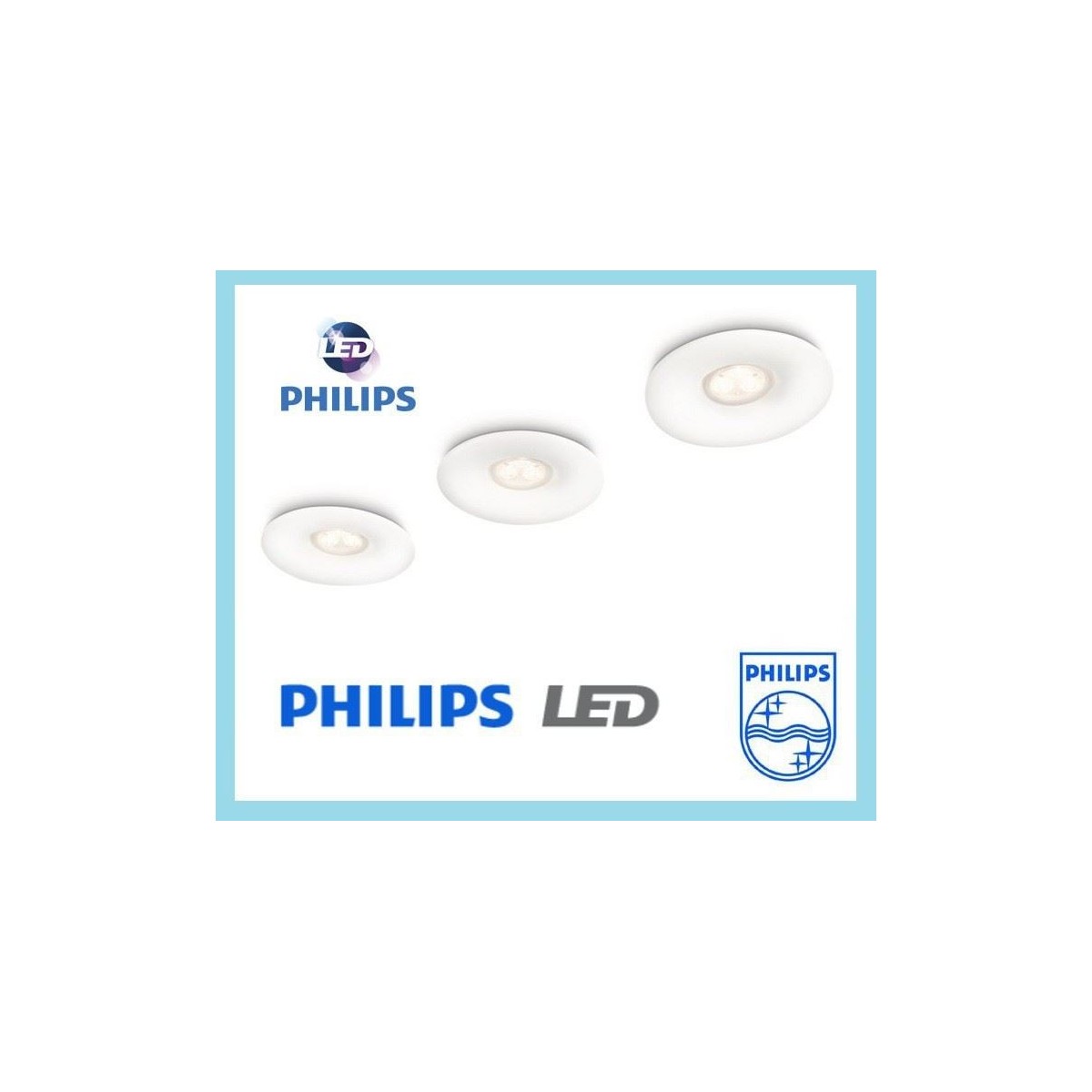 Oprawa podtynkowa Philips SMARTSPOT AQUILA 59833/31/16 6W LED - zestaw 3 sztuk
