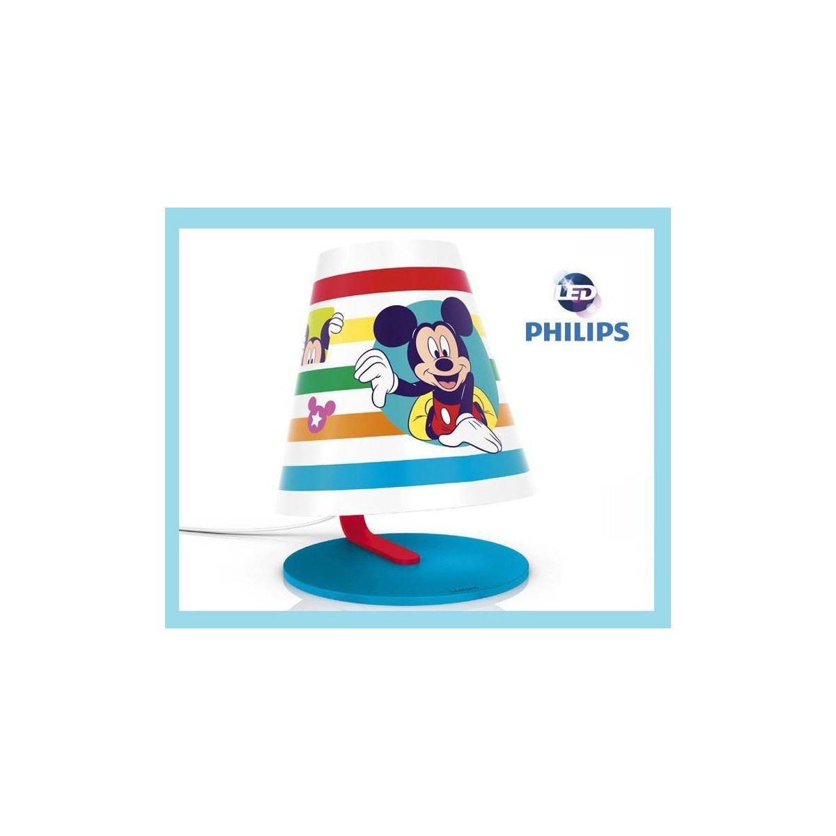 Lampka nocna do pokoju dziecięcego Philips MICKEY MOUSE 71764/30/16 LED