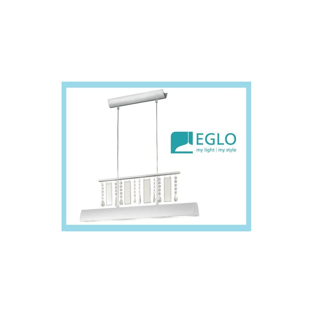 Lampa wisząca, metalowa z kryształkami Eglo GALAXY 87834