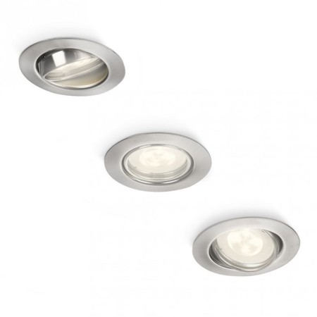 Oprawa podtynkowa Philips TAURUS 59163/17/16 LED - zestaw 3 sztuk