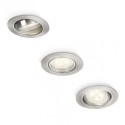Oprawa podtynkowa Philips TAURUS 59163/17/16 LED - zestaw 3 sztuk