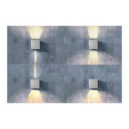 Azzardo LETICIA wall Kinkiet świecący góra - dół z regulacją strumienia światła