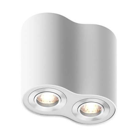 Zuma Line RONDOO 50407-WH podwójna biała tuba spot