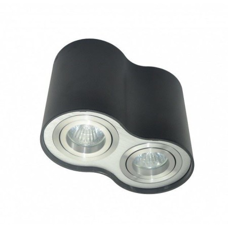 Zuma Line RONDOO 50407- BK podwójna tuba natynkowa 2 x GU10