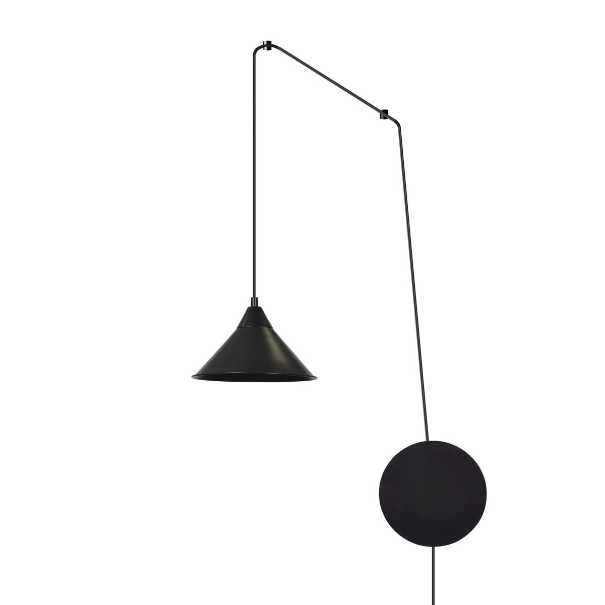 Lampa  przysufitowa Emibig ABRAMO 1 BLACK 160/1