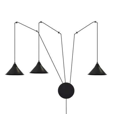 Lampa  przysufitowa Emibig ABRAMO 3 BLACK 160/3
