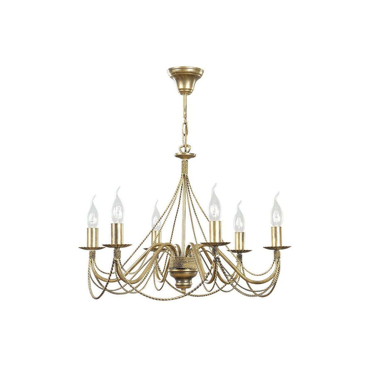 Lampa wisząca Emibig TORI 6 GOLD  170/6