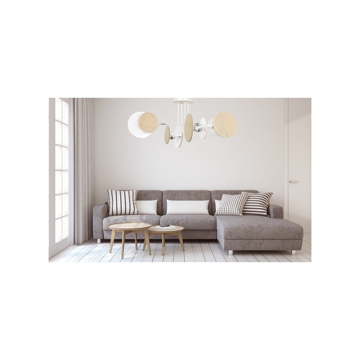 Lampa  przysufitowa Emibig ZITA 4 WHITE 174/4