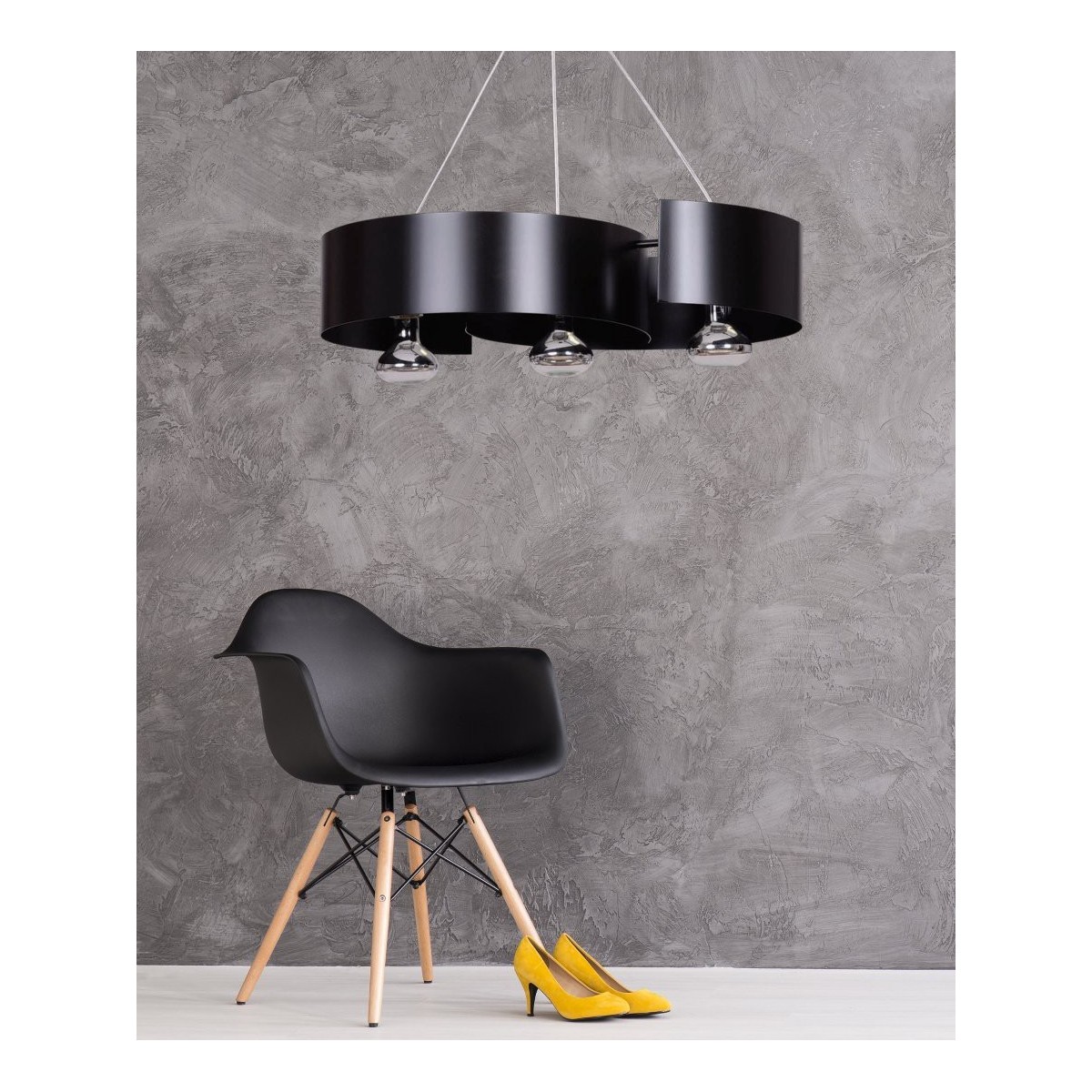 Lampa wisząca Emibig VIXON 1 BLACK 284/1