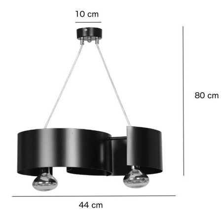 Lampa wisząca Emibig VIXON 2 WHITE 306/2
