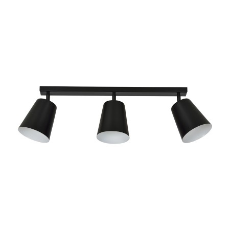 Lampa  przysufitowa Emibig PRISM 3 BLACK / WHITE 385/3
