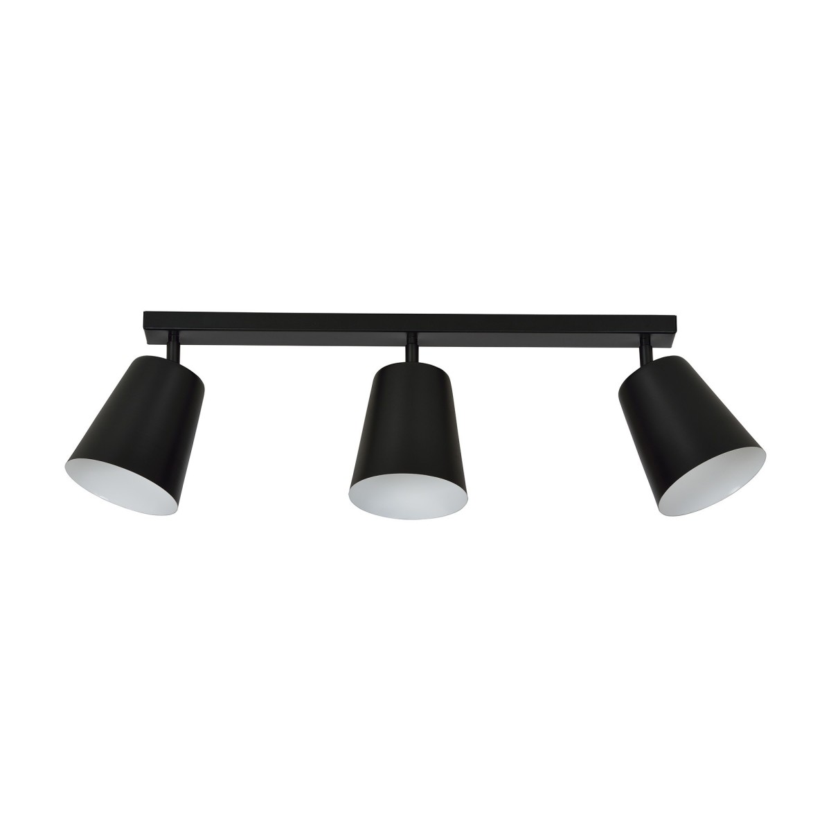 Lampa  przysufitowa Emibig PRISM 3 BLACK / WHITE 385/3