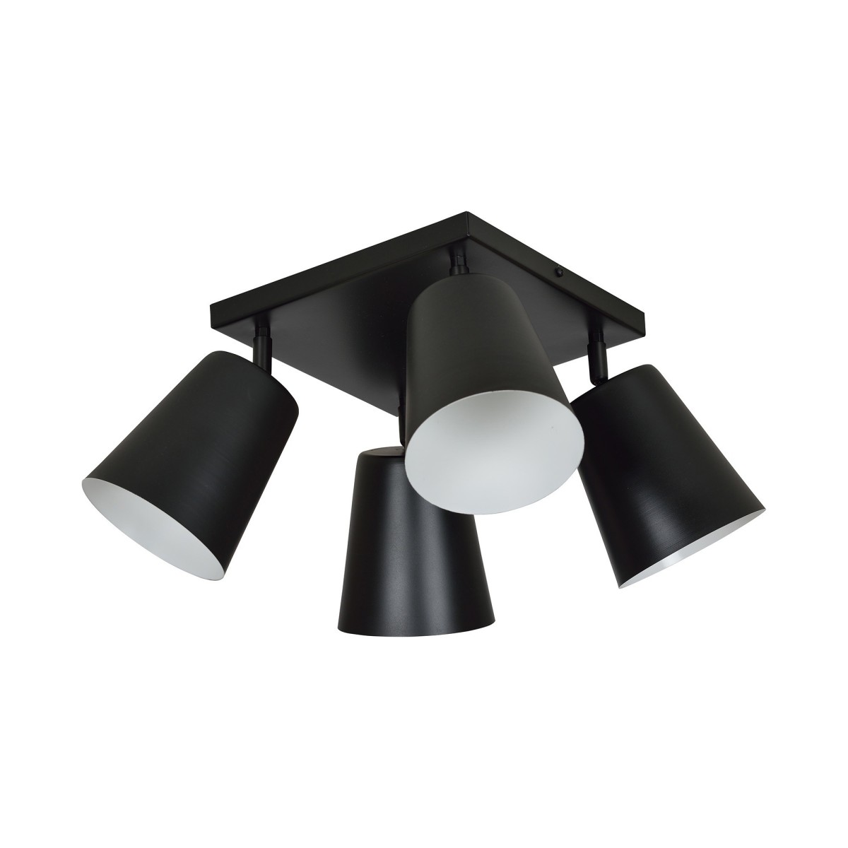 Lampa  przysufitowa Emibig PRISM 4 BLACK / WHITE 385/4