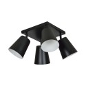 Lampa  przysufitowa Emibig PRISM 4 BLACK / WHITE 385/4