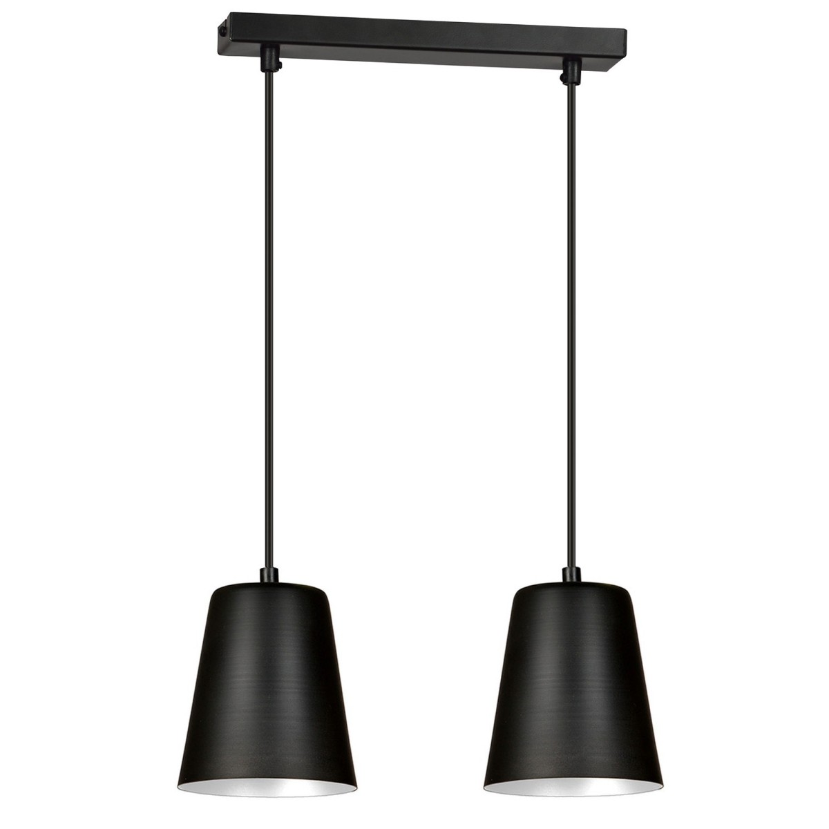 Lampa wisząca Emibig MILGA 2 BLACK / WHITE 396/2