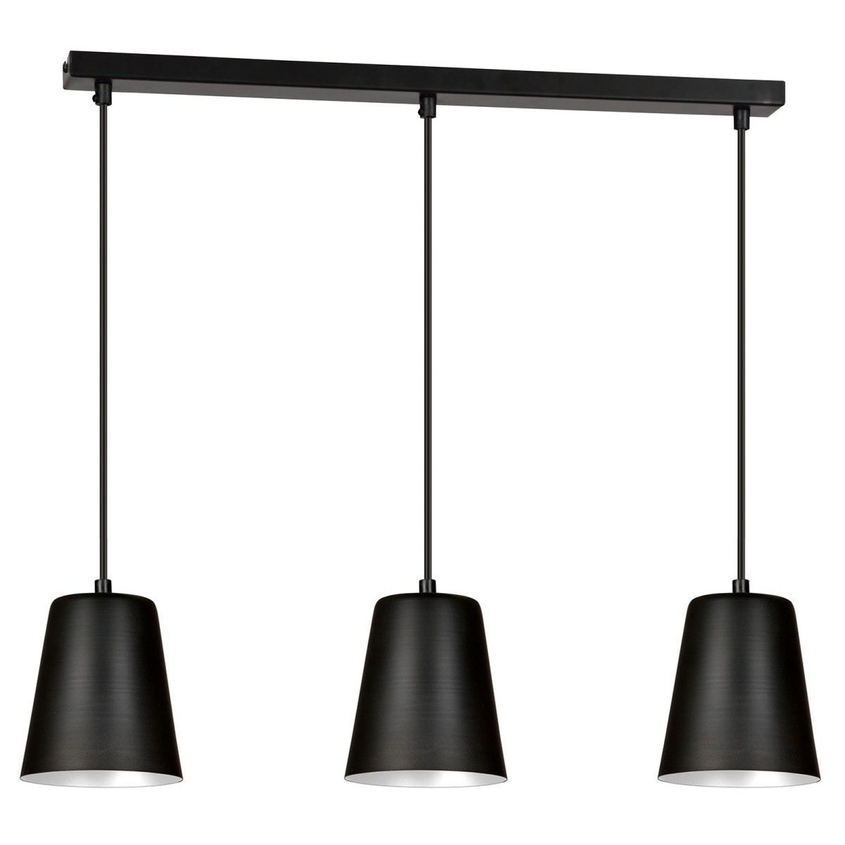 Lampa wisząca Emibig MILGA 3 BLACK / WHITE 396/3