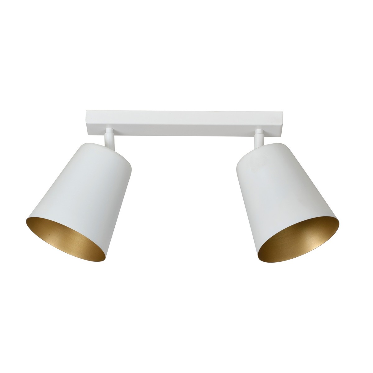 Lampa  przysufitowa Emibig PRISM 2 WHITE / GOLD 407/2