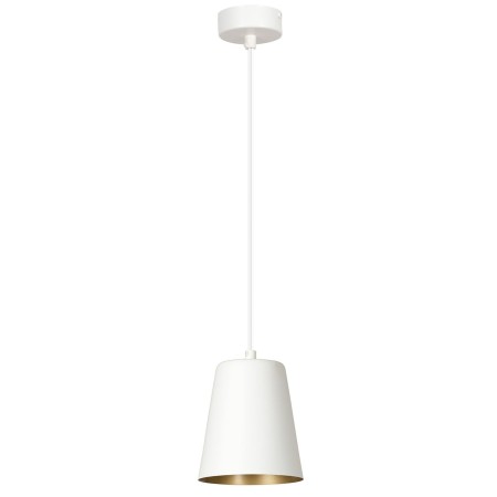 Lampa wisząca Emibig MILGA 1 WHITE / GOLD 414/1
