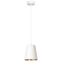 Lampa wisząca Emibig MILGA 1 WHITE / GOLD 414/1