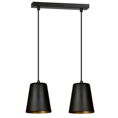 Lampa wisząca Emibig MILGA 2 BLACK / GOLD 415/2