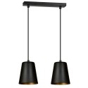 Lampa wisząca Emibig MILGA 2 BLACK / GOLD 415/2
