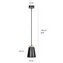 Lampa wisząca Emibig BOLERO 1 BLACK 442/1
