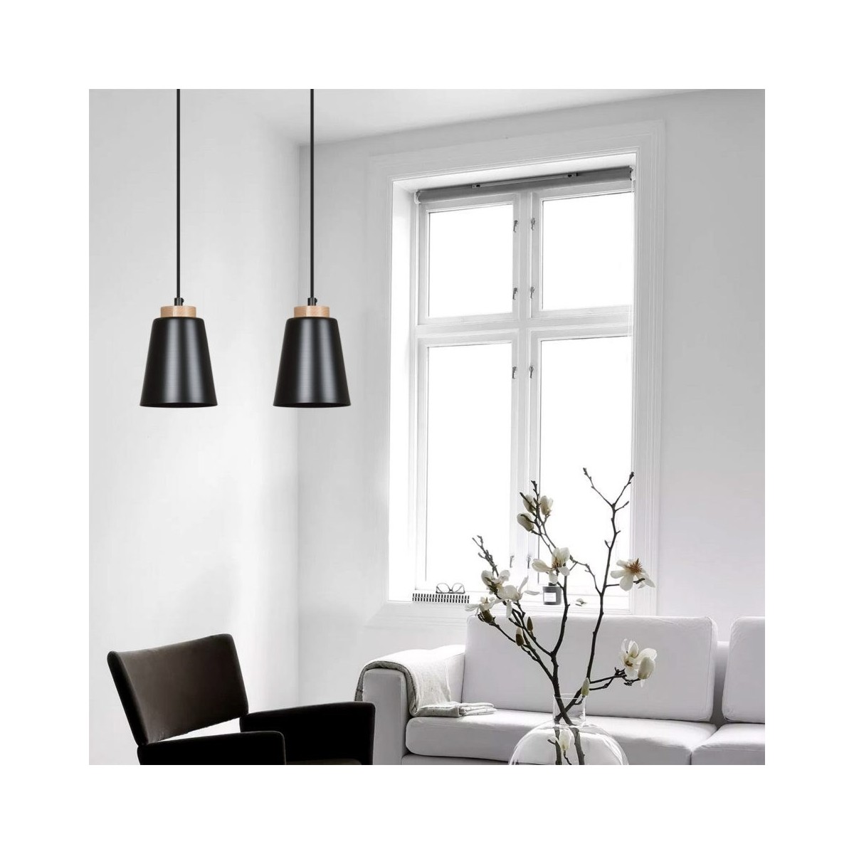 Lampa wisząca Emibig BOLERO 1 BLACK 442/1