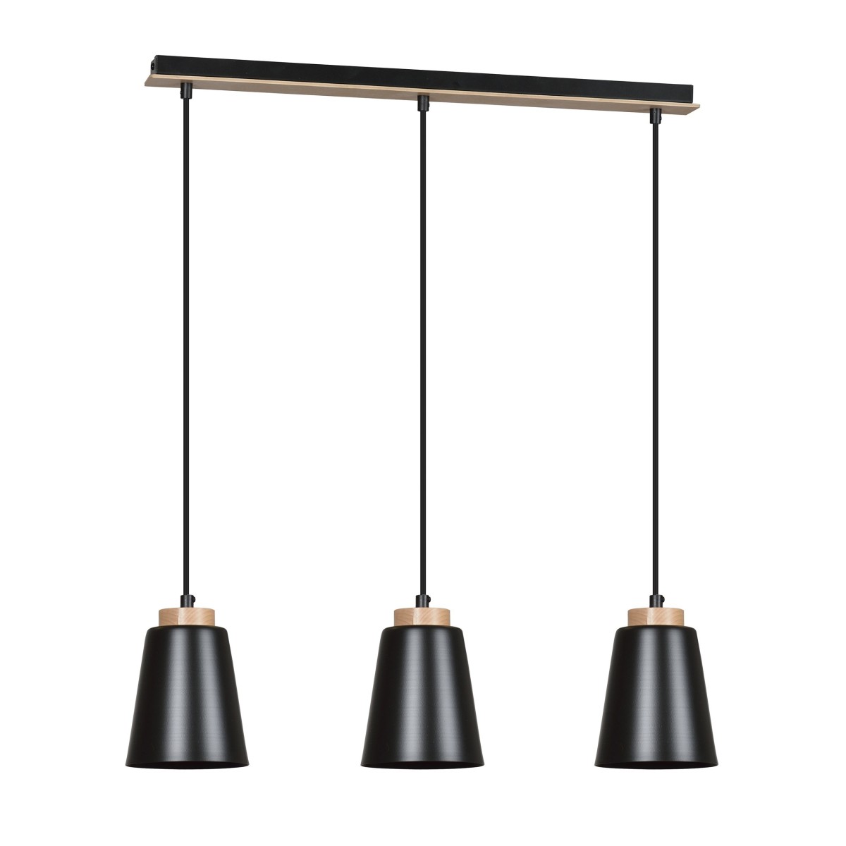 Lampa wisząca Emibig BOLERO 3 BLACK 442/3