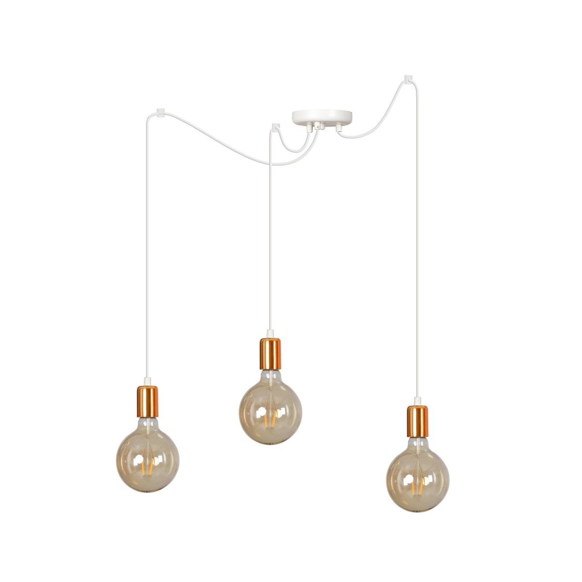 Lampa wisząca Emibig SPARK 3 WHITE 447/3