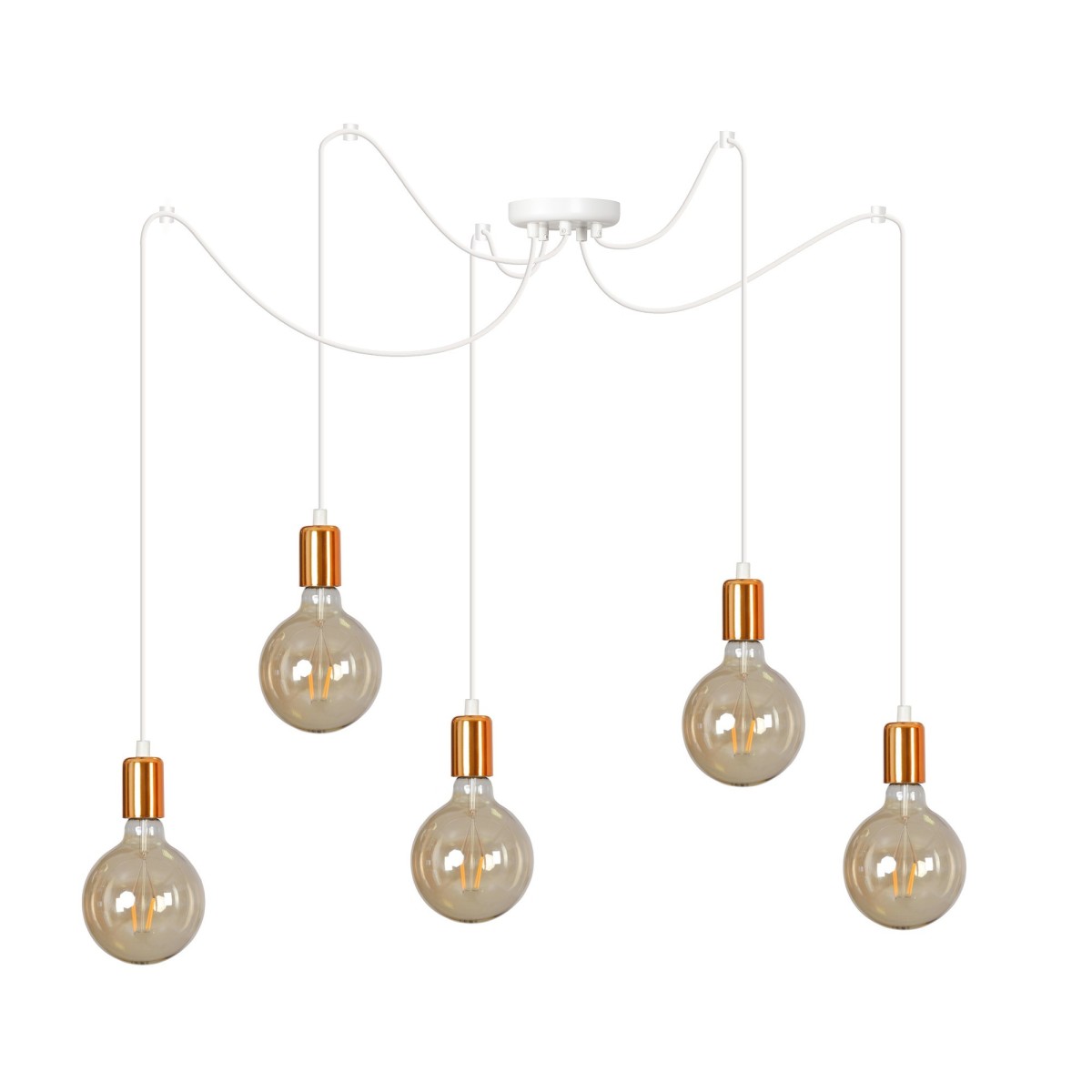 Lampa wisząca Emibig SPARK 5 WHITE 447/5