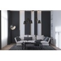 Lampa wisząca Emibig LINK 5 BLACK / WHITE 454/5