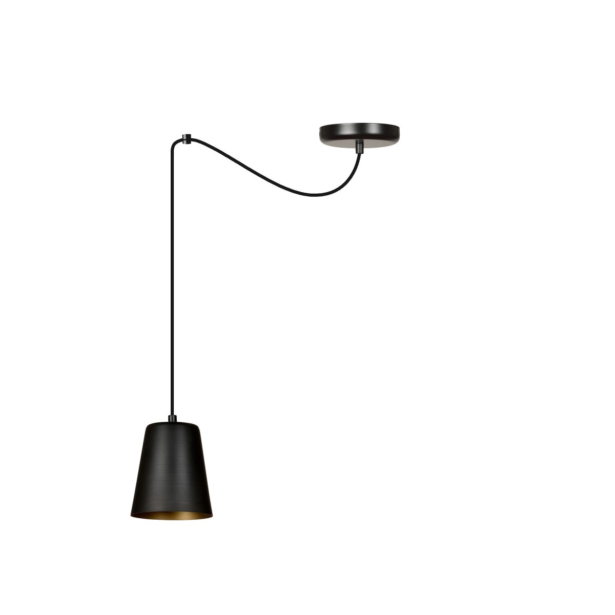 Lampa wisząca Emibig LINK 1 BLACK / GOLD 455/1