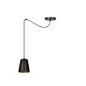 Lampa wisząca Emibig LINK 1 BLACK / GOLD 455/1