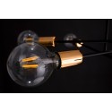 Lampa wisząca Emibig LINK 5 WHITE / GOLD 456/5