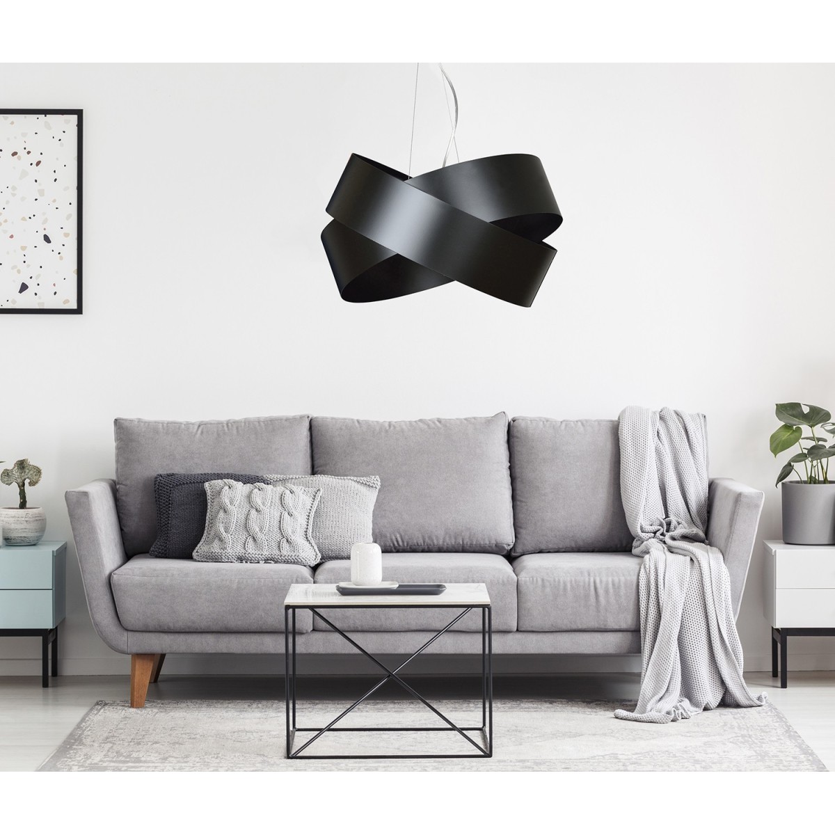 Lampa wisząca Emibig VIENO BLACK 512/1