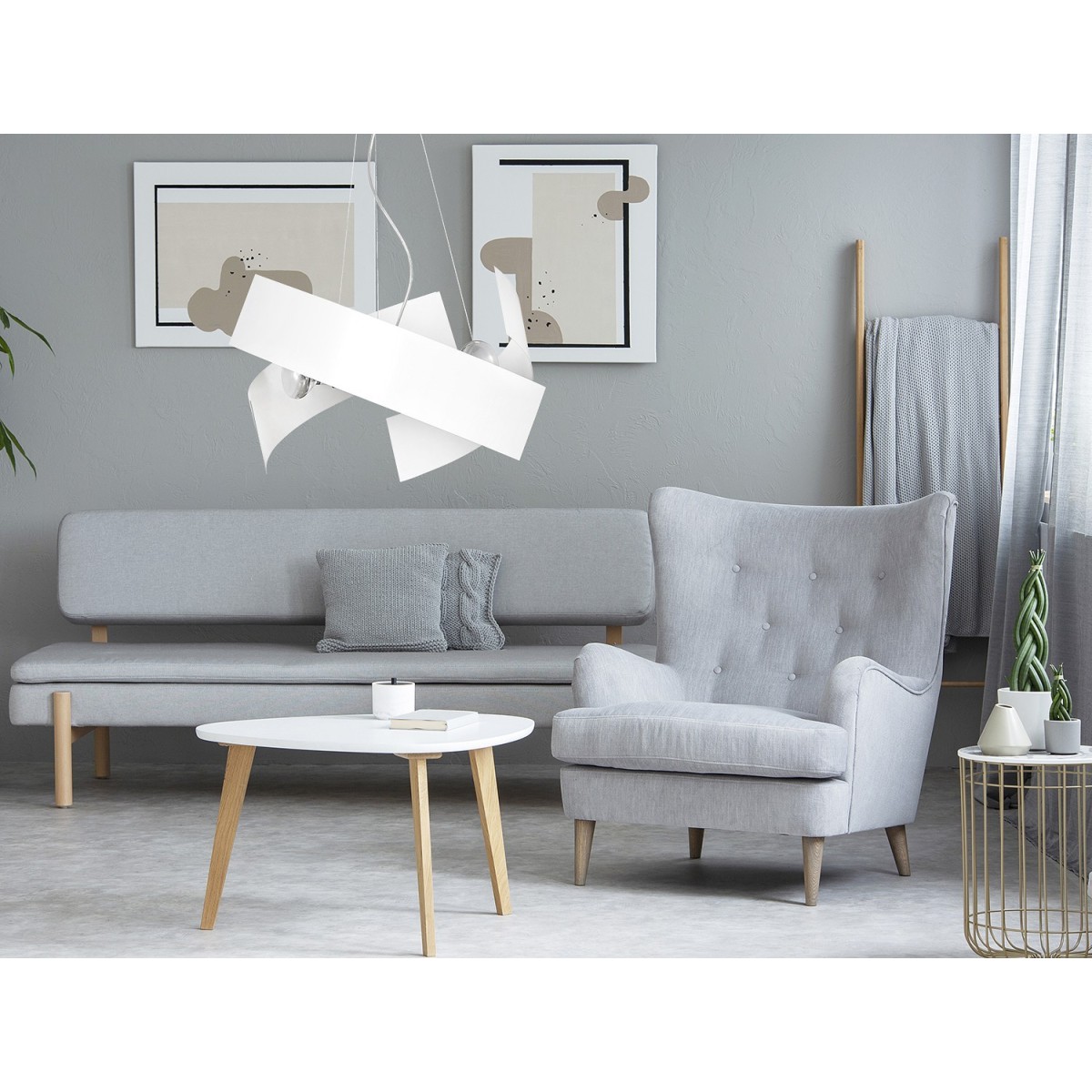 Lampa wisząca Emibig MODO WHITE 585/1