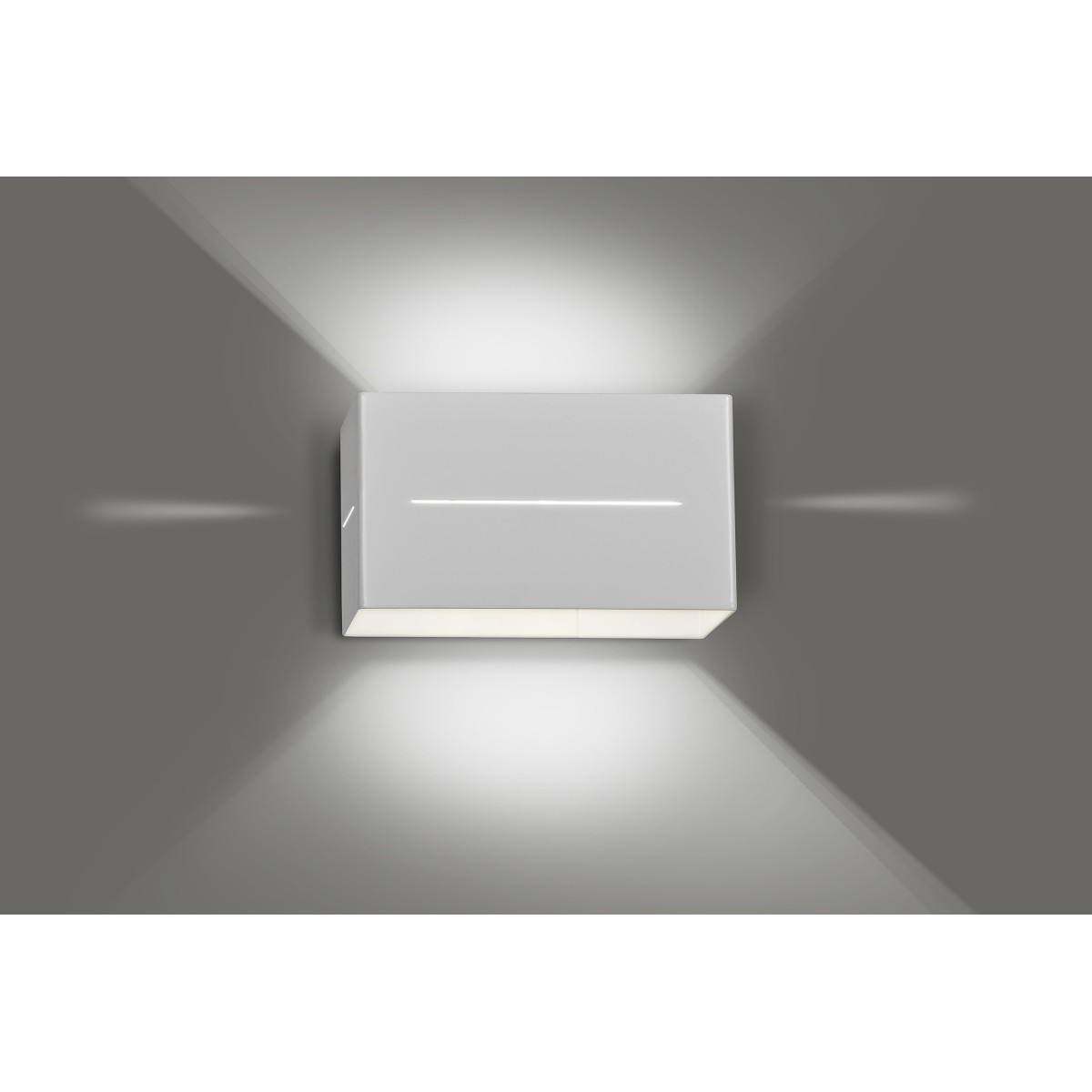 Emibig VITO WHITE 825/1 biały kinkiet z wycięciem świecący góra-dół