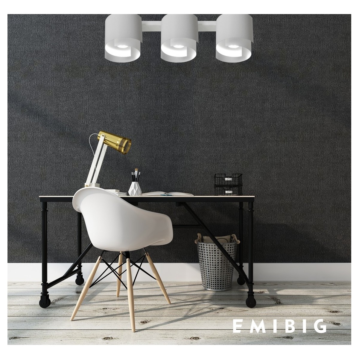 Lampa  przysufitowa Emibig STYLE 3 WHITE 925/3 - wyprzedaż ekspozycji!