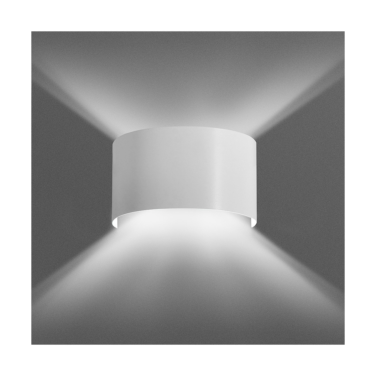 Emibig FOLD WHITE 950/1 - biały kinkiet świecący góra - dół