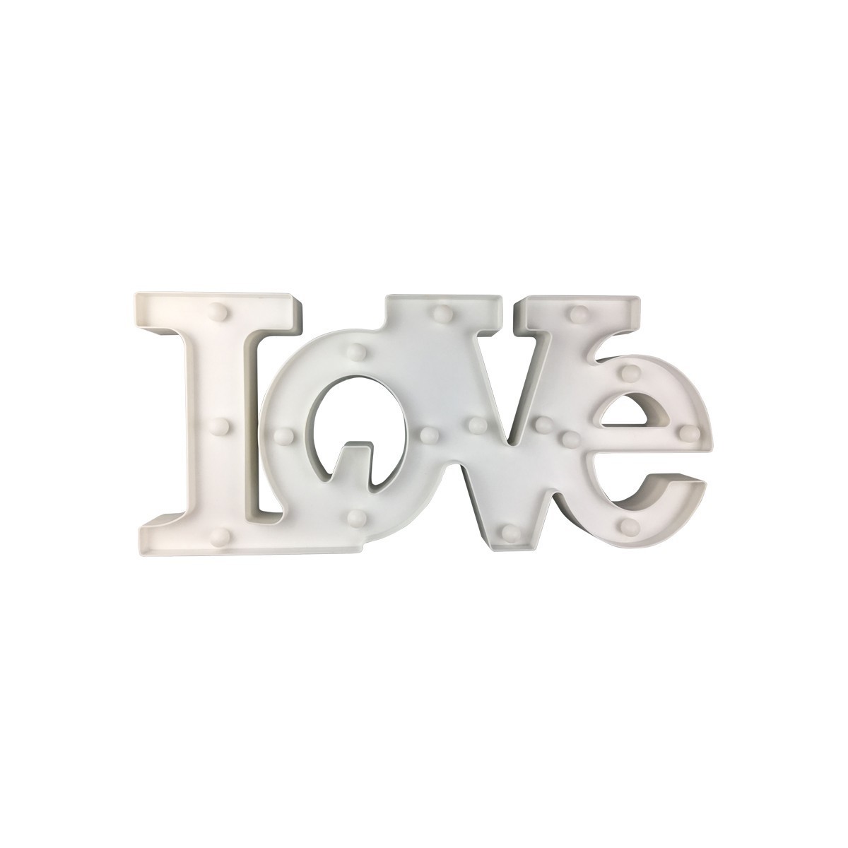 LOVE Dekoracyjny Napis LED 2AA