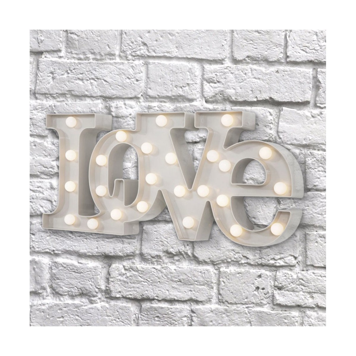 LOVE Dekoracyjny Napis LED 2AA