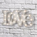 LOVE Dekoracyjny Napis LED 2AA