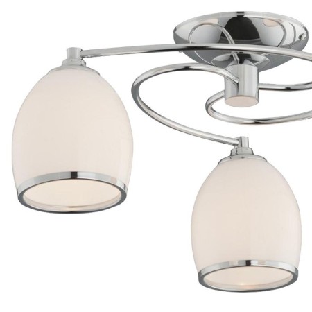 Chromowana lampa przysufitowa Argon AVILA 1150