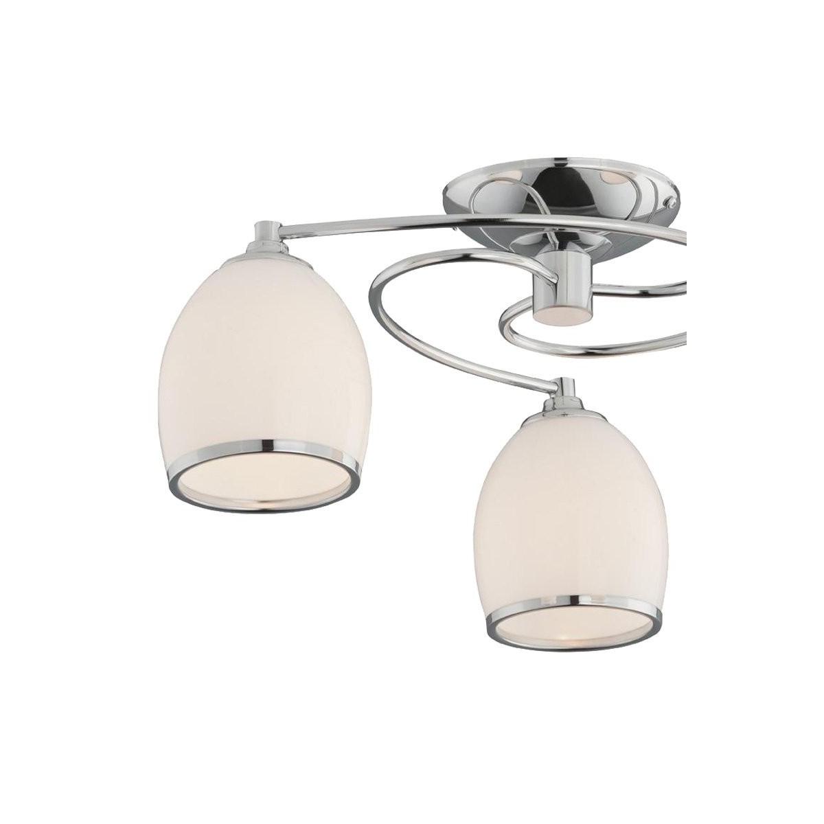 Chromowana lampa przysufitowa Argon AVILA 1150