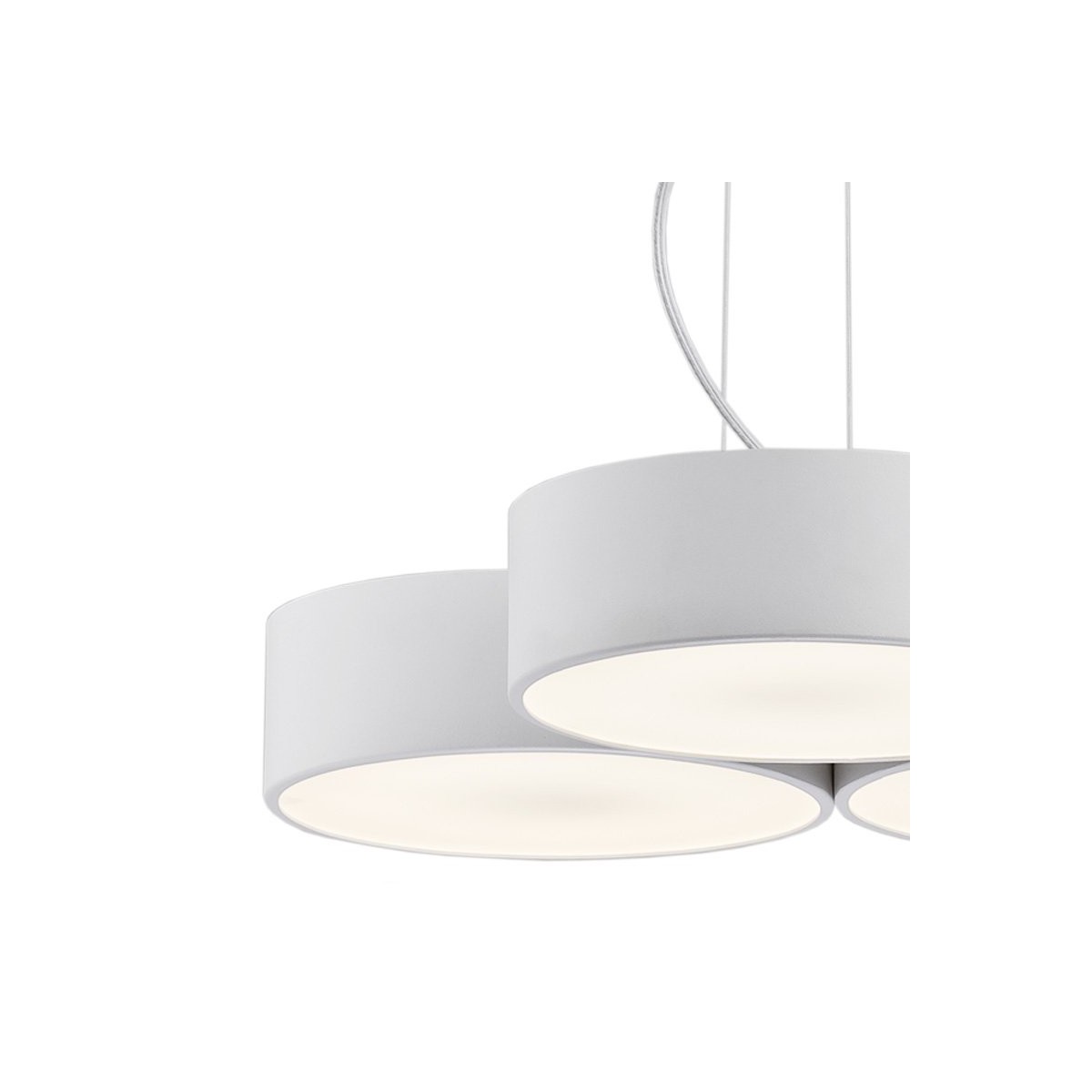 Biała lampa wisząca Argon DARLING LED 1222