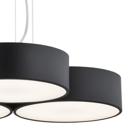 Czarna lampa wisząca Argon DARLING LED 1223