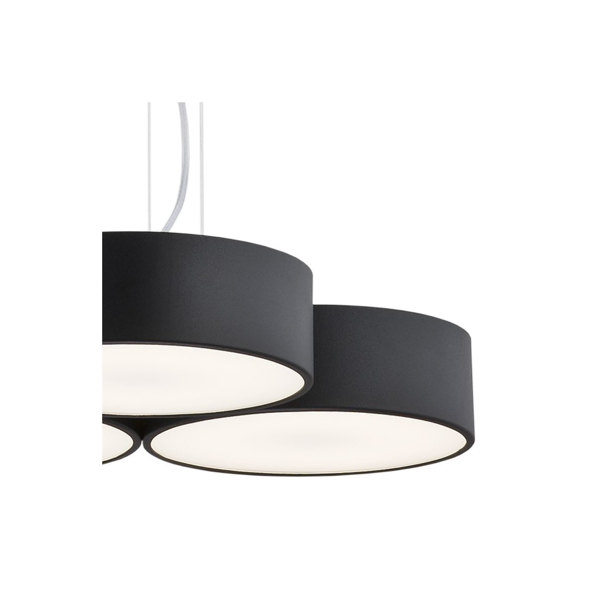 Czarna lampa wisząca Argon DARLING LED 1223